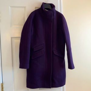 J Crew NWT Cocoon Coat Italian Stadium Cloth Wool, Size 2 Regular